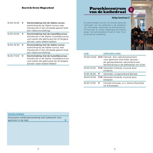 Programmabrochure - Pax Christi Vlaanderen