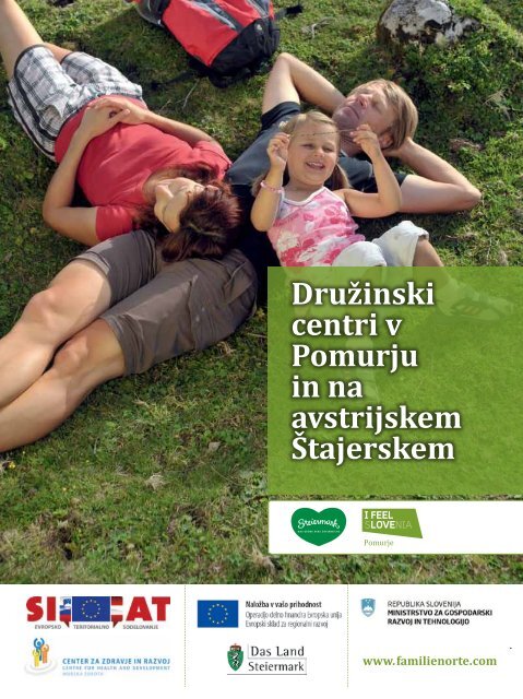 Katalog Družinski centri v Pomurju in na avstrijskem Štajerskem