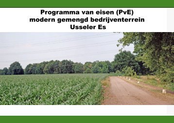 Programma van eisen (PvE) modern gemengd bedrijventerrein ...