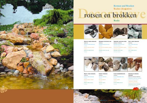 rotsen en brokken - Tuin-steen.nl