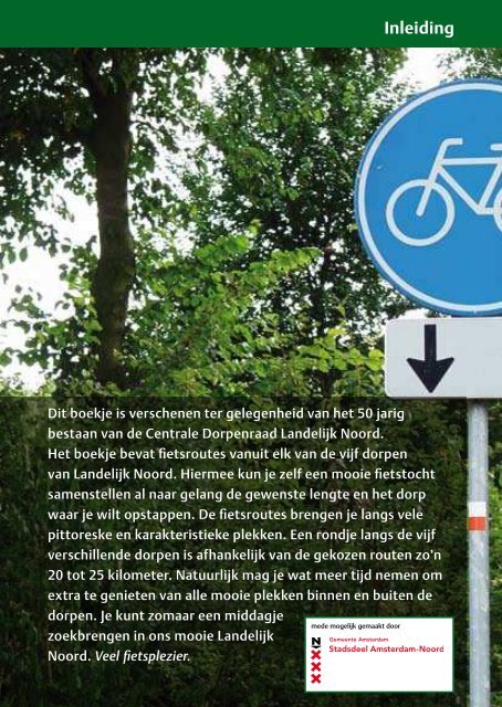 Fietstochten door Landelijk Noord - Stadsdeel Amsterdam-Noord