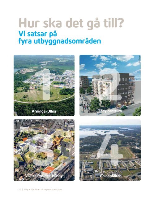 Täby från förort till regional stadskärna