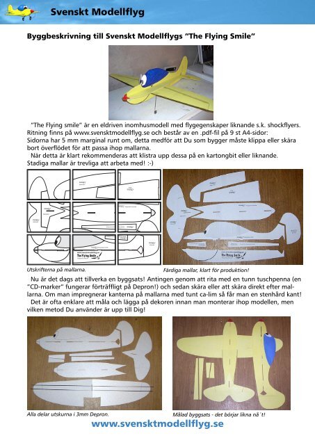 Byggbeskrivning - Svenskt Modellflyg