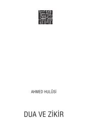 Dua Ve Zikir – PDF - ahmed hulusi web sitesi - download