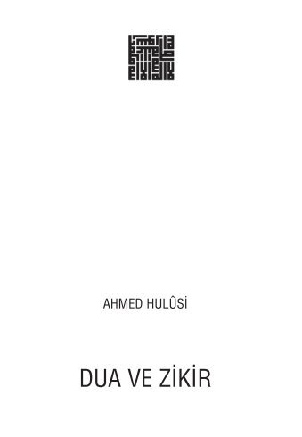 Dua Ve Zikir – PDF - ahmed hulusi web sitesi - download
