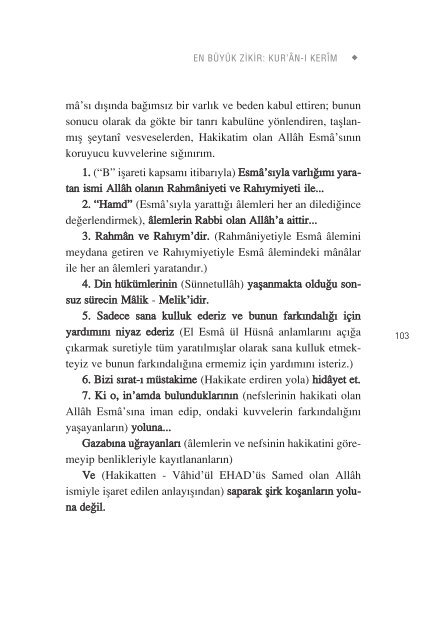 Dua Ve Zikir – PDF - ahmed hulusi web sitesi - download