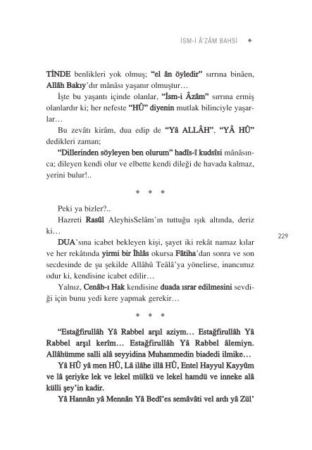 Dua Ve Zikir – PDF - ahmed hulusi web sitesi - download