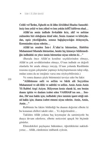 Dua Ve Zikir – PDF - ahmed hulusi web sitesi - download