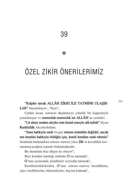 Dua Ve Zikir – PDF - ahmed hulusi web sitesi - download