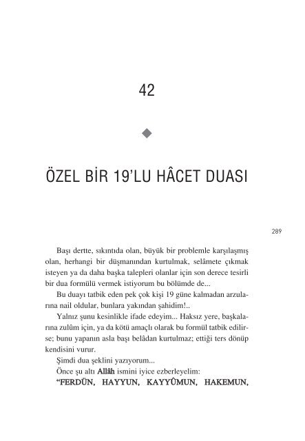 Dua Ve Zikir – PDF - ahmed hulusi web sitesi - download