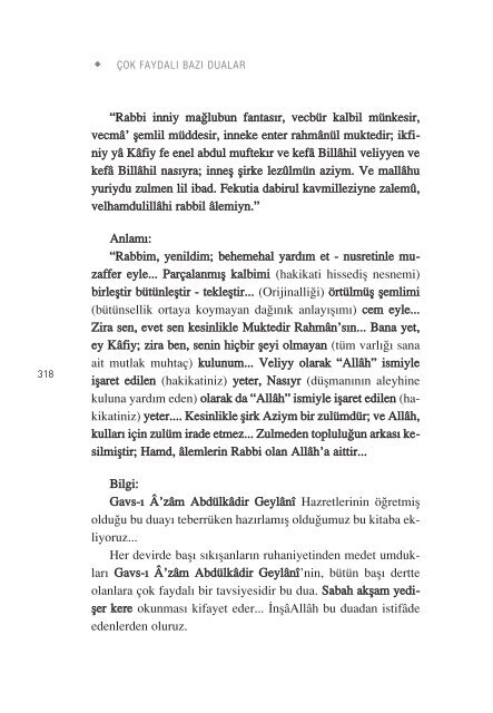 Dua Ve Zikir – PDF - ahmed hulusi web sitesi - download