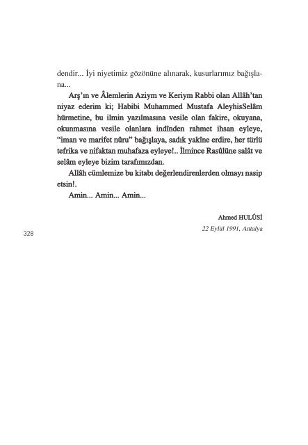 Dua Ve Zikir – PDF - ahmed hulusi web sitesi - download