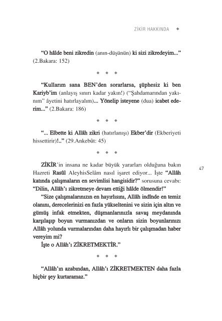 Dua Ve Zikir – PDF - ahmed hulusi web sitesi - download