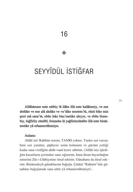 Dua Ve Zikir – PDF - ahmed hulusi web sitesi - download