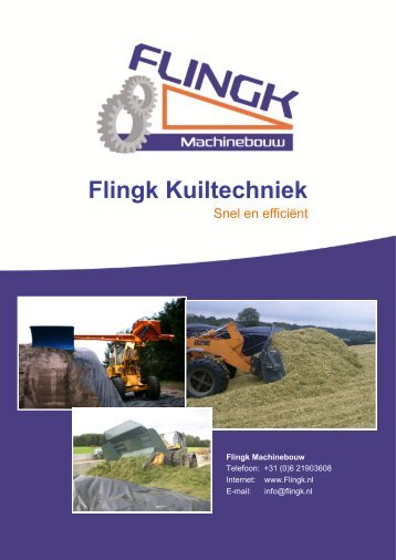 Folder Kuiltechniek - Flingk Machinebouw