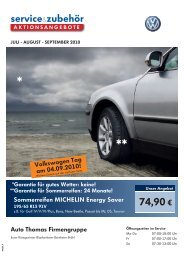 Sommerreifen MICHELIN Energy Saver - bei Auto Thomas