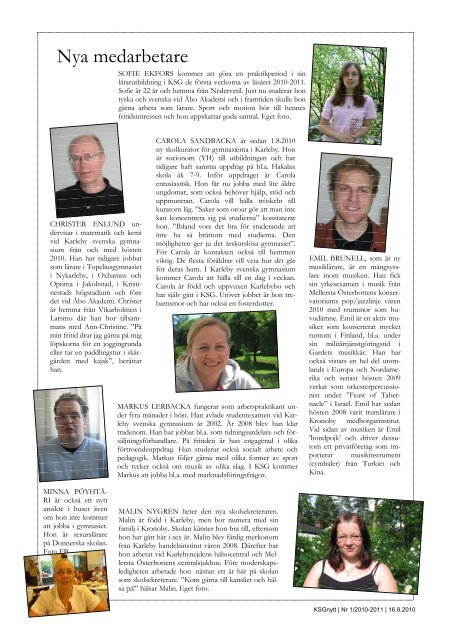 KSGnytt 16.8.2010.pdf - Kokkola
