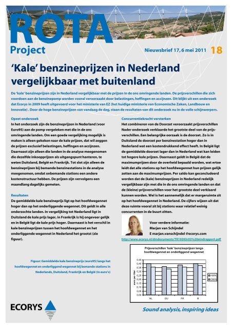 Klik hier om de ROTA te openen. - Ecorys