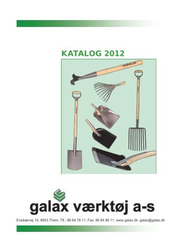 KATALOG 2012 - Om galax værktøj as