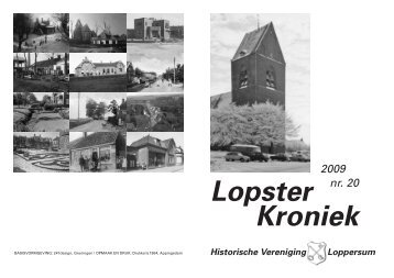 Lopster Kronieken 2009 - Historische Vereniging Loppersum
