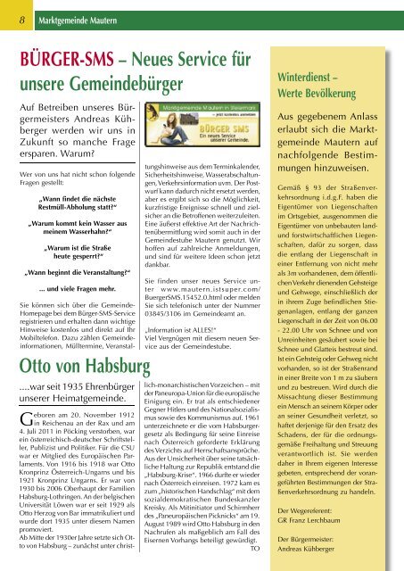 Ausgabe 41 - Mautern