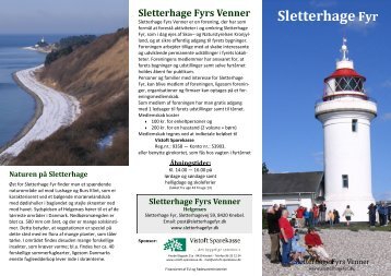 Sletterhage Fyr - Fyrtårne