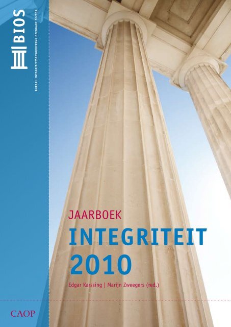 Het jaarboek integriteit 2010 - BIOS