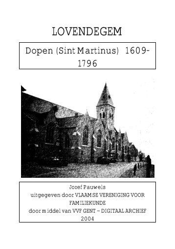 Sint-Martinus, dopen 1609-1796 - VVF Gent