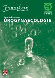 UROGYNAECOLOGIE - VVOG