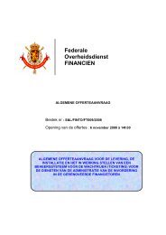 Federale Overheidsdienst FINANCIEN - FOD Financiën