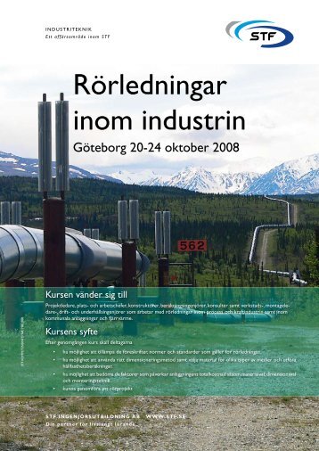 Rörledningar inom industrin - STF Ingenjörsutbildning AB