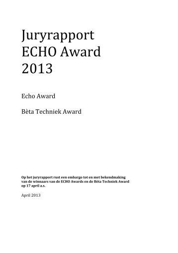 Juryrapport ECHO Award 2013 def.pdf