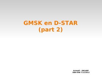 GMSK en D-STAR (part 2)