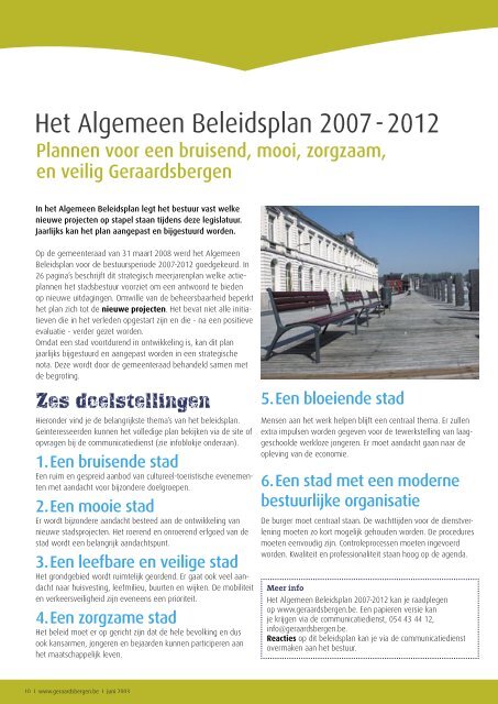Geraardsbergen Info 11 - juni 2008 - Stad Geraardsbergen