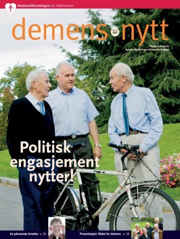 demens nytt - Nasjonalforeningen for folkehelsen