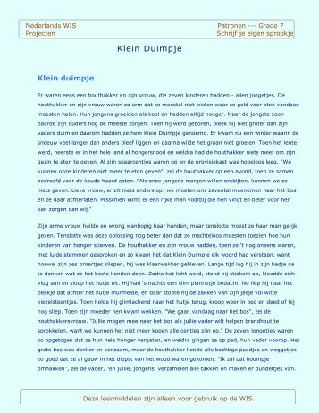Klein Duimpje printv..