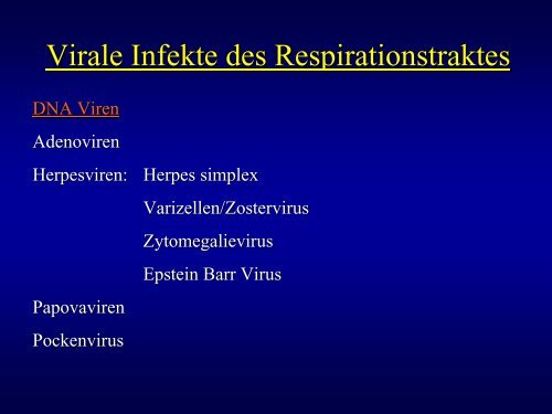 106 Pneumonien (3,3%)  bei 3220 Rekruten mit ... - Die Abteilung