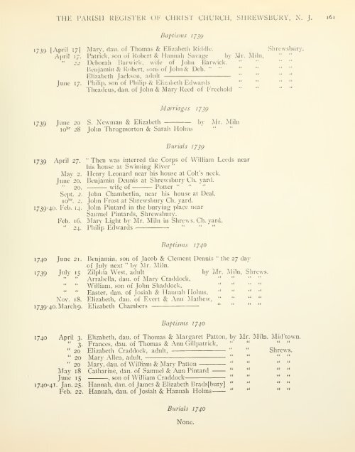 Historical and genealogical miscellany; data ... - Bordensite.com