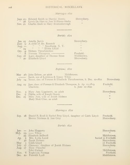 Historical and genealogical miscellany; data ... - Bordensite.com