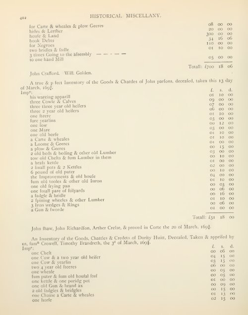 Historical and genealogical miscellany; data ... - Bordensite.com