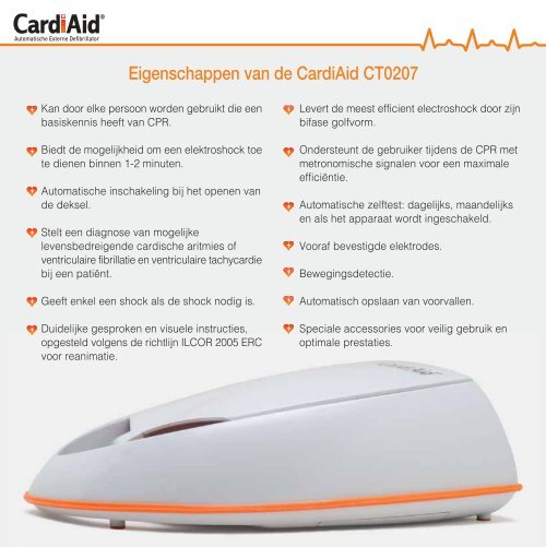 brochure CardiAid CT0207 AED
