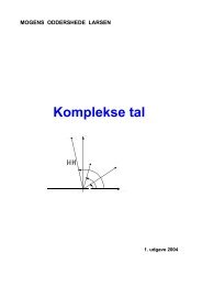 2 Definition af komplekse tal