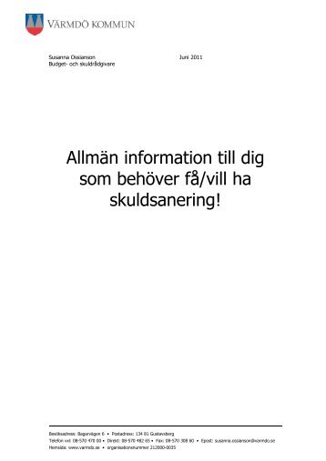 allm-info-skuldsanering.pdf - Värmdö