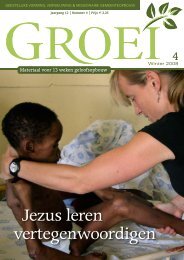 2008-4 Jezus leren vertegenwoordigen - Groei