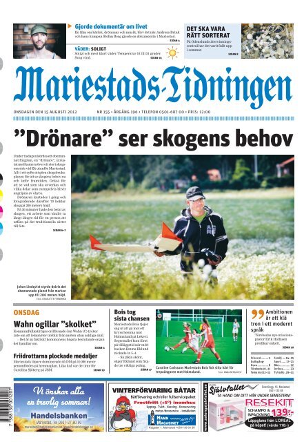 Mariestadstdningen 20120815 - Rotoview.se