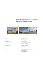 Literatuuronderzoek digestaat en vergistingsystemen - digestaat.nl