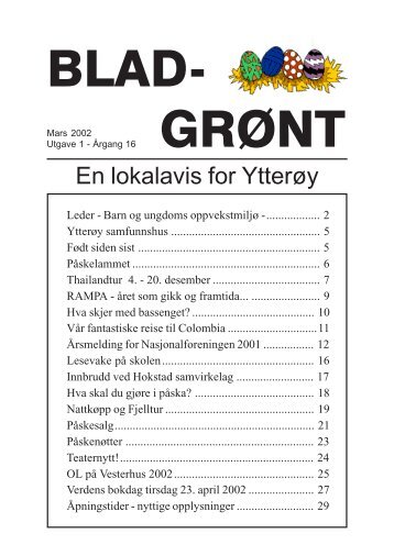 Blad-grønt - YTTEROY.no