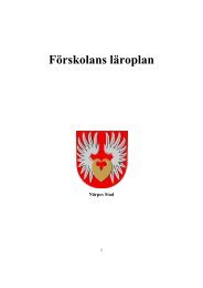 Förskolans läroplan - Närpes stad