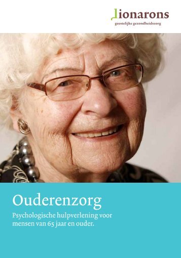 algemene brochure Ouderenzorg - Lionarons