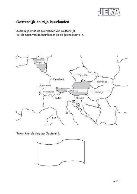 Oostenrijk en zijn buurlanden - Jeka